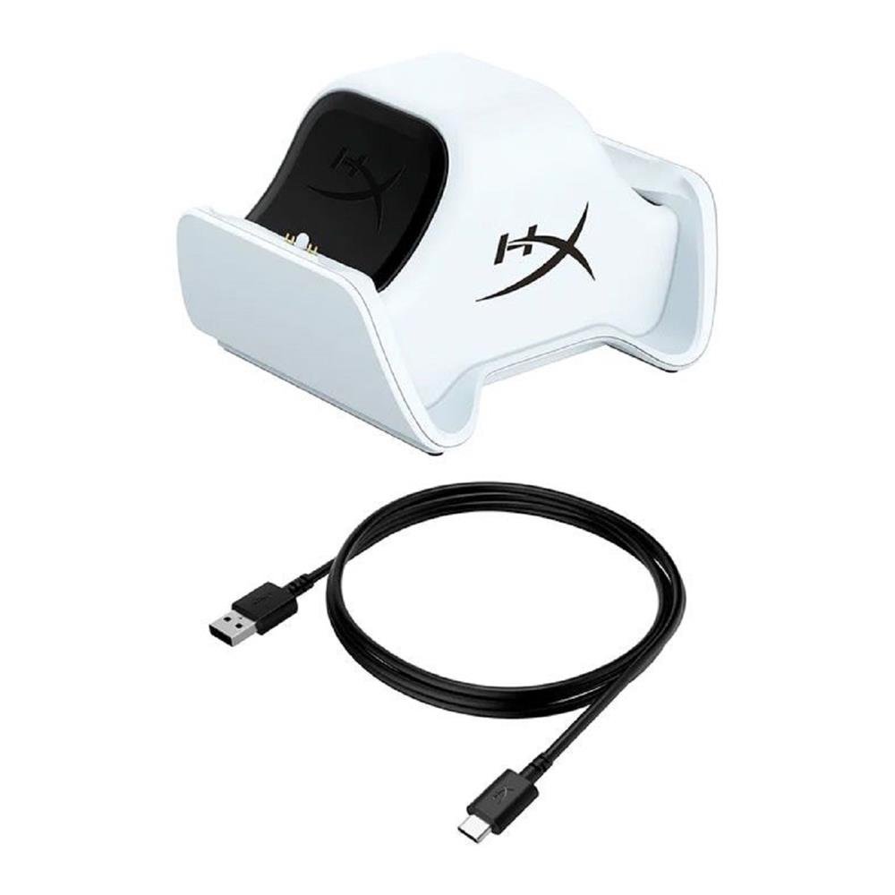 Carregador Hyperx Chargeplay Duo Branco USB-C 51P68AA