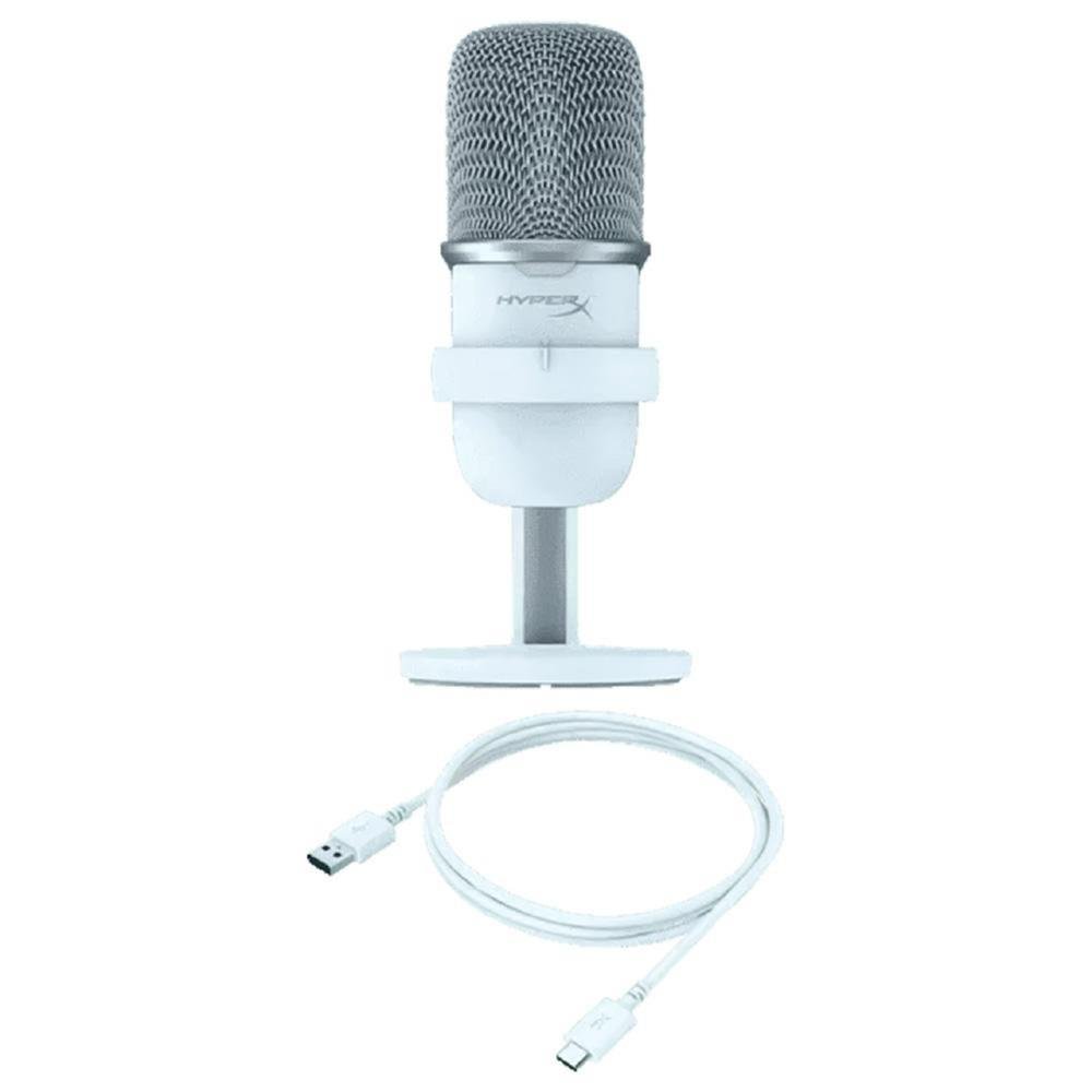 Microfone Hyperx Solocast USB Branco 519T2AA