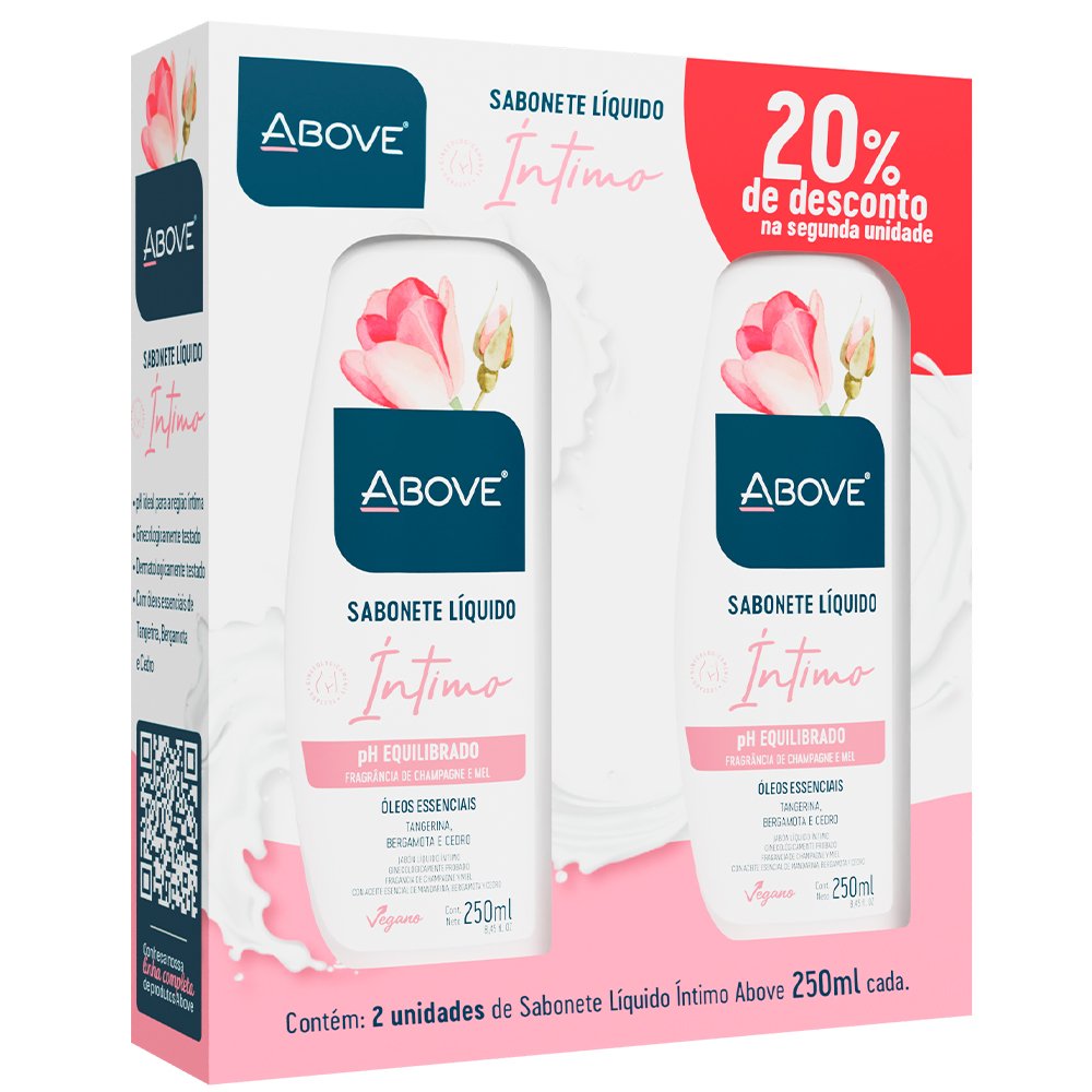 Kit Sabonete Intimo Above 2X250Ml
