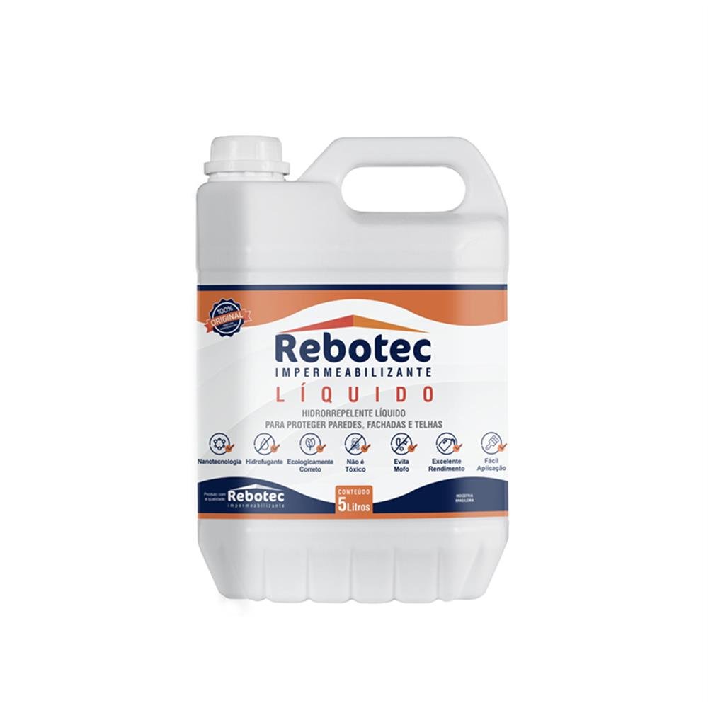 Impermeabilizante Hidrofugante Liquido 5L Rebotec