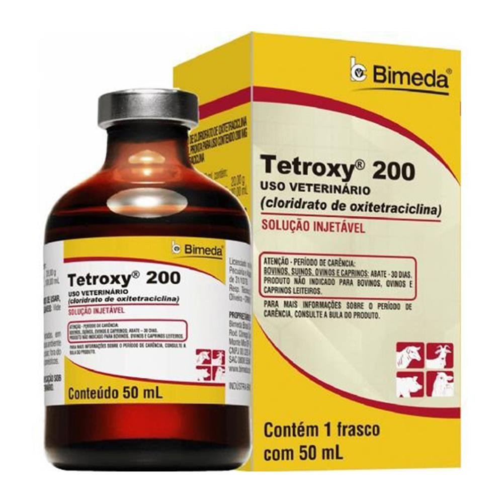 Antibiotico Tetroxy 200 Injetavel 50Ml