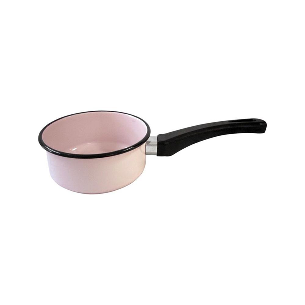 Papeiro Esmaltado 16/1,1L Cabo Baquelite Rosa Bebê Ewel C4