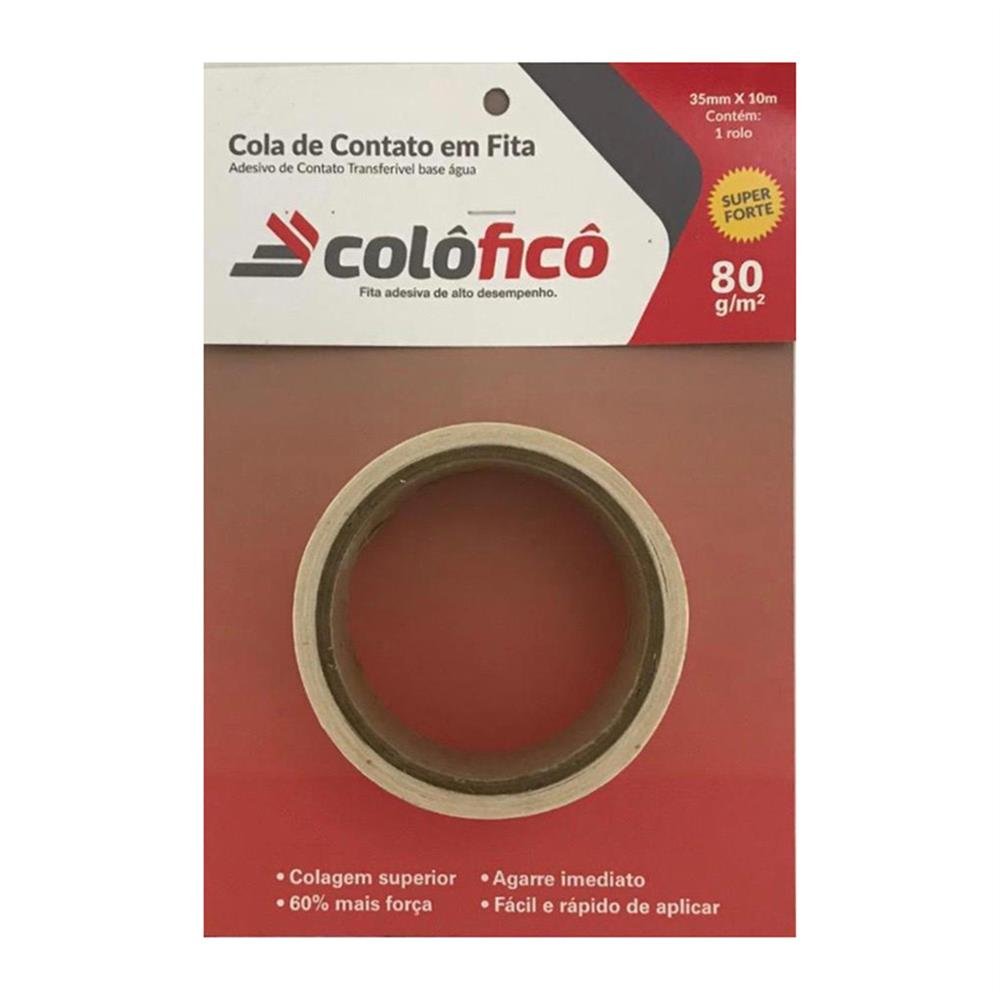 Cola Contato Fita 35Mmx10m Colo Fico