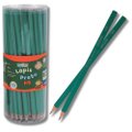 Lapis Grafite Resina Verde Sextavado Pote com 72 Unidades