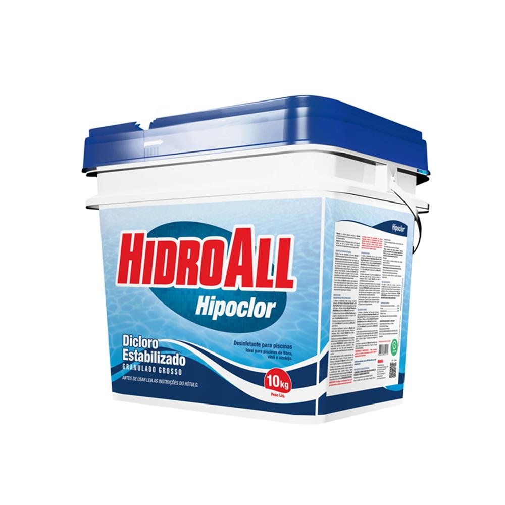 Cloro Piscina Hipoclor Hidroall 10Kg