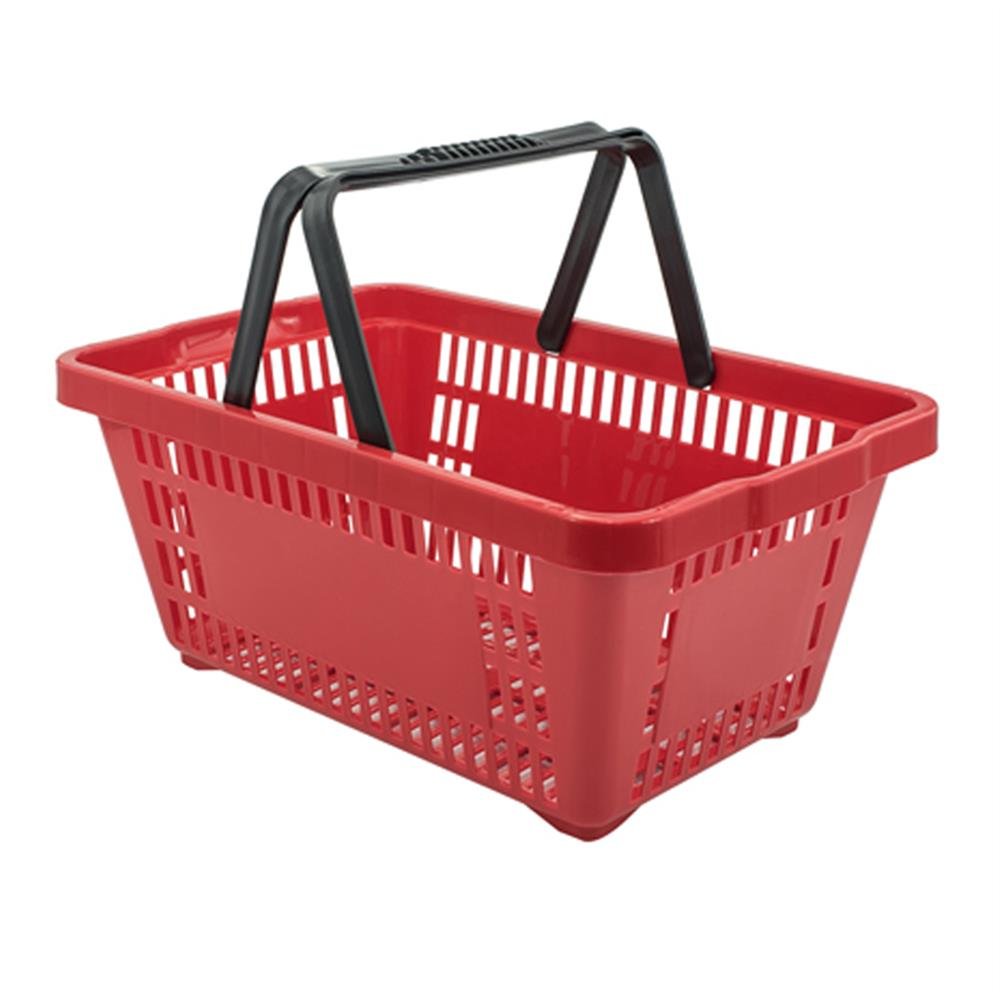 Cesta Mercearia 16L 44X29x19 Vermelha C5