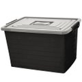 Caixa Organizadora 50L C/Tampa Preta 35X41x57 C/4