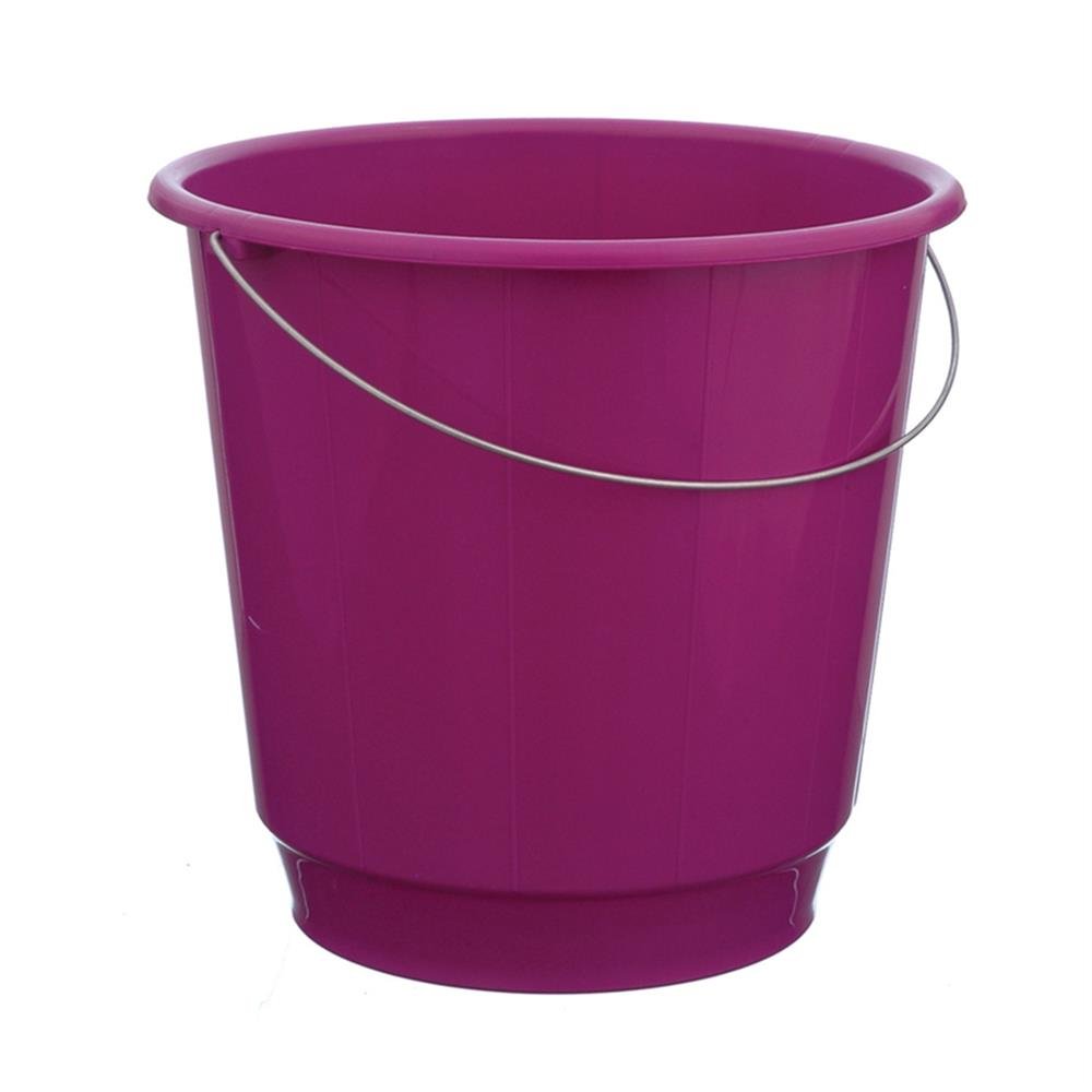 Balde Plastico 15L C/Alça Frisado