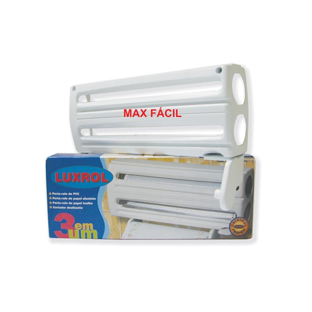 Porta Rolo Pvc/Aluminio/Toalha Luxrol