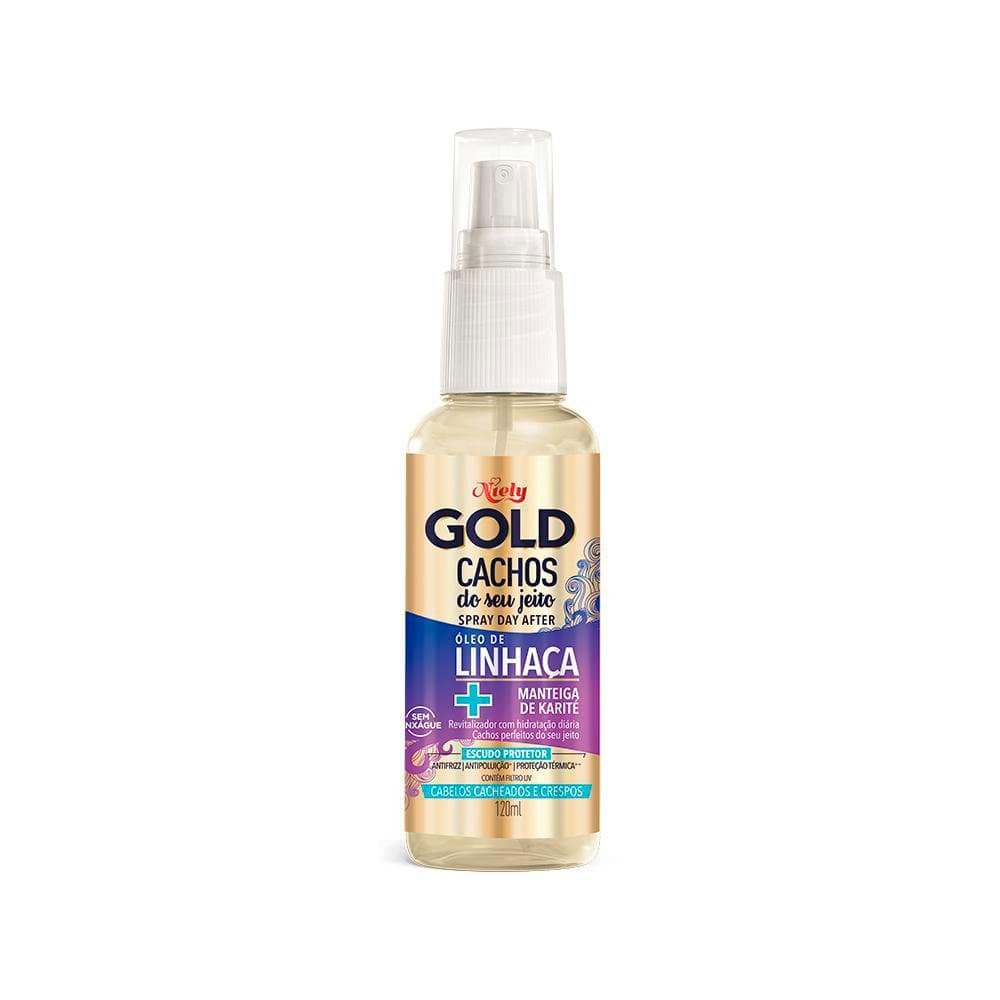 Óleo Niely Gold Cachos do Seu Jeito Spray Day After 120ml