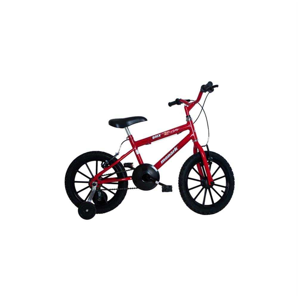 Bicicleta Aro 16 Bmx Monark Vermelho/Preto