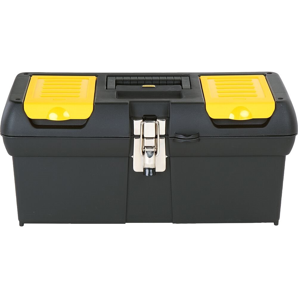 Caixa de Ferramentas Stanley 16 Polegadas com Fecho Metálico