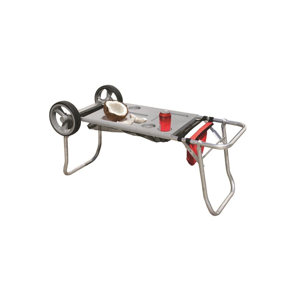 Carrinho Mesa Praia Aluminio 2 Posições