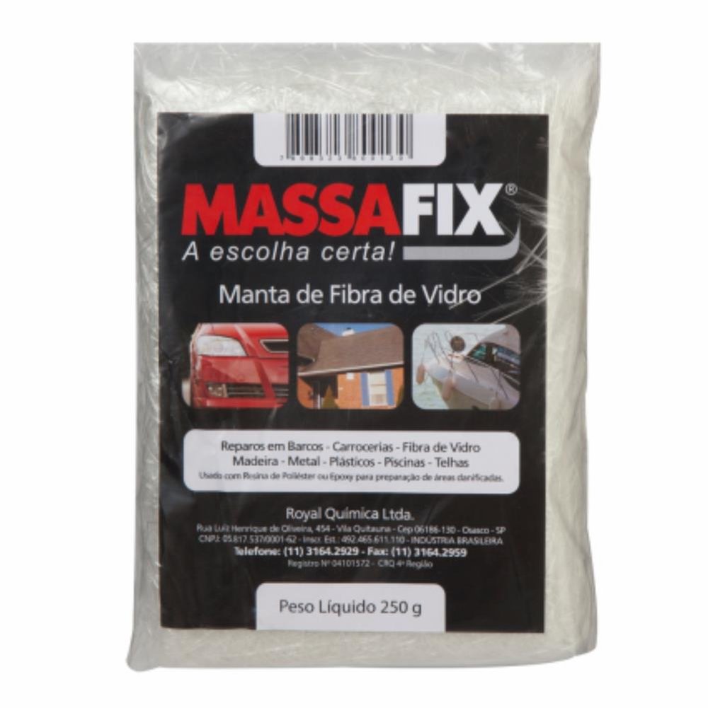 Manta Fibra de Vidro 250g Massafix
