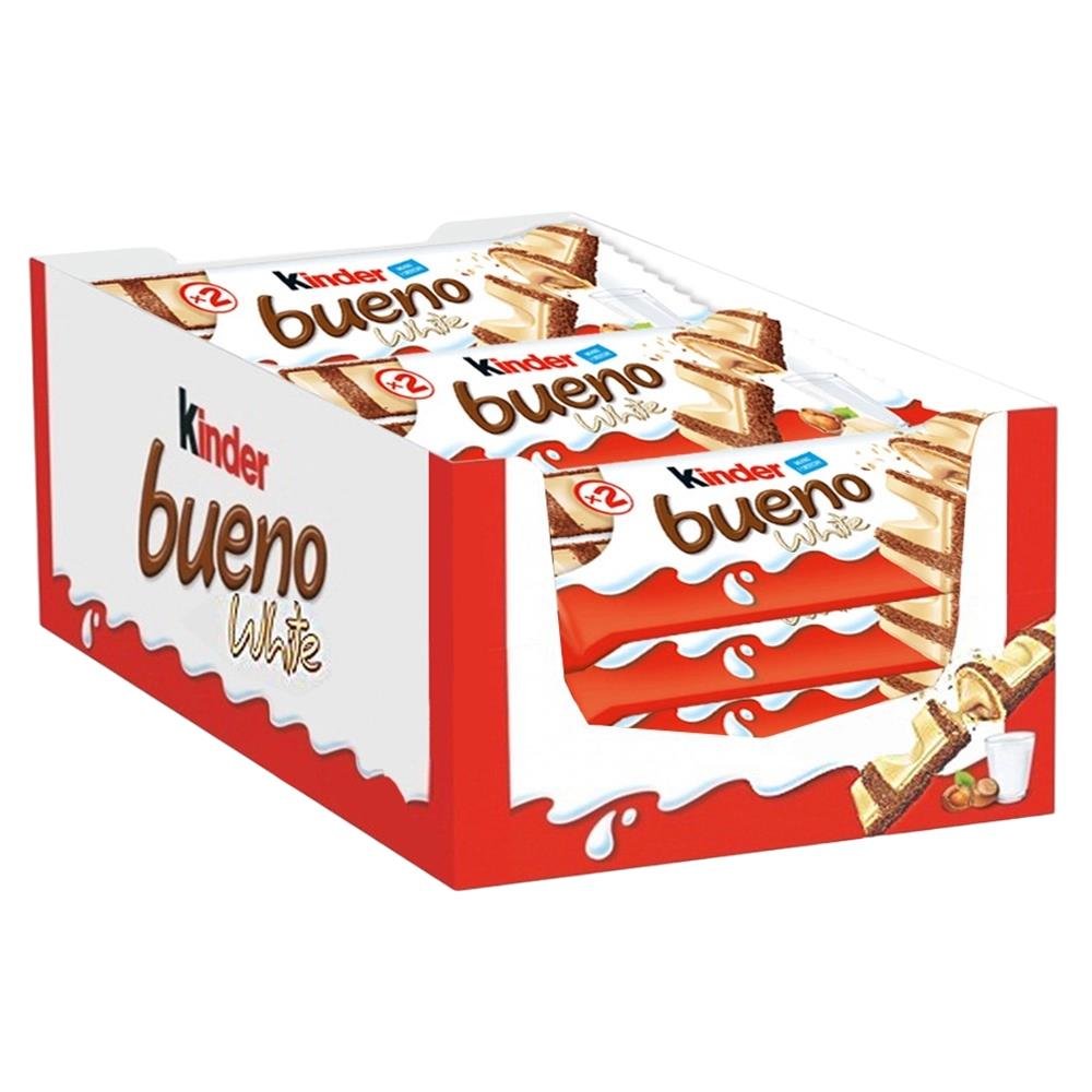 Chocolate Kinder Bueno White 15 Unidades