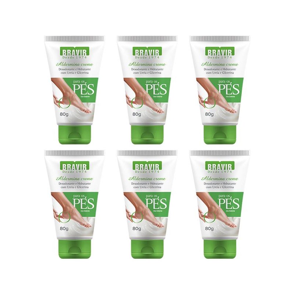 Aldermina Desodorante Para Pés Bravir 80g