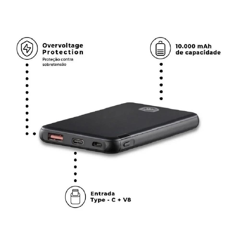 Carregador Portátil Powerfast 10.000 Mah