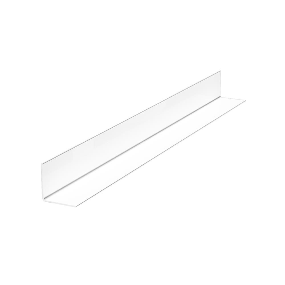 Cantoneira Aluminio L Branca 3/4" 3M Alurem