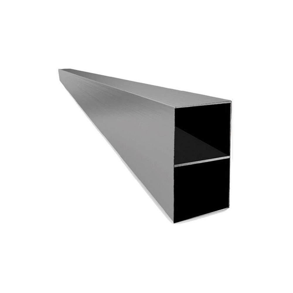 Regua Pedreiro Aluminio 2M Bitubular 1Kg Reforçada C5
