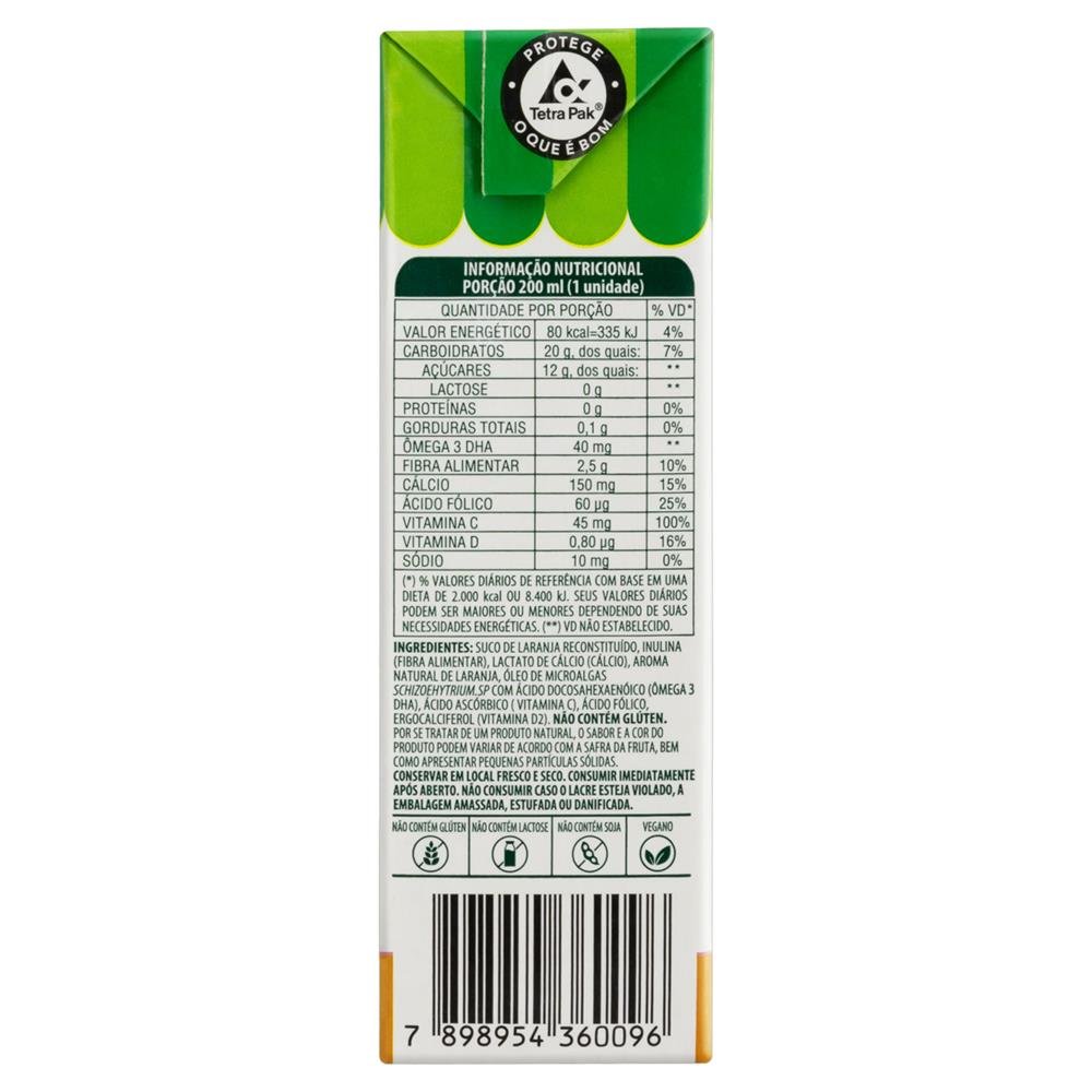 Suco 100% Life Mix Turma da Mônica Laranja 200ml - Embalagem 27 unidades