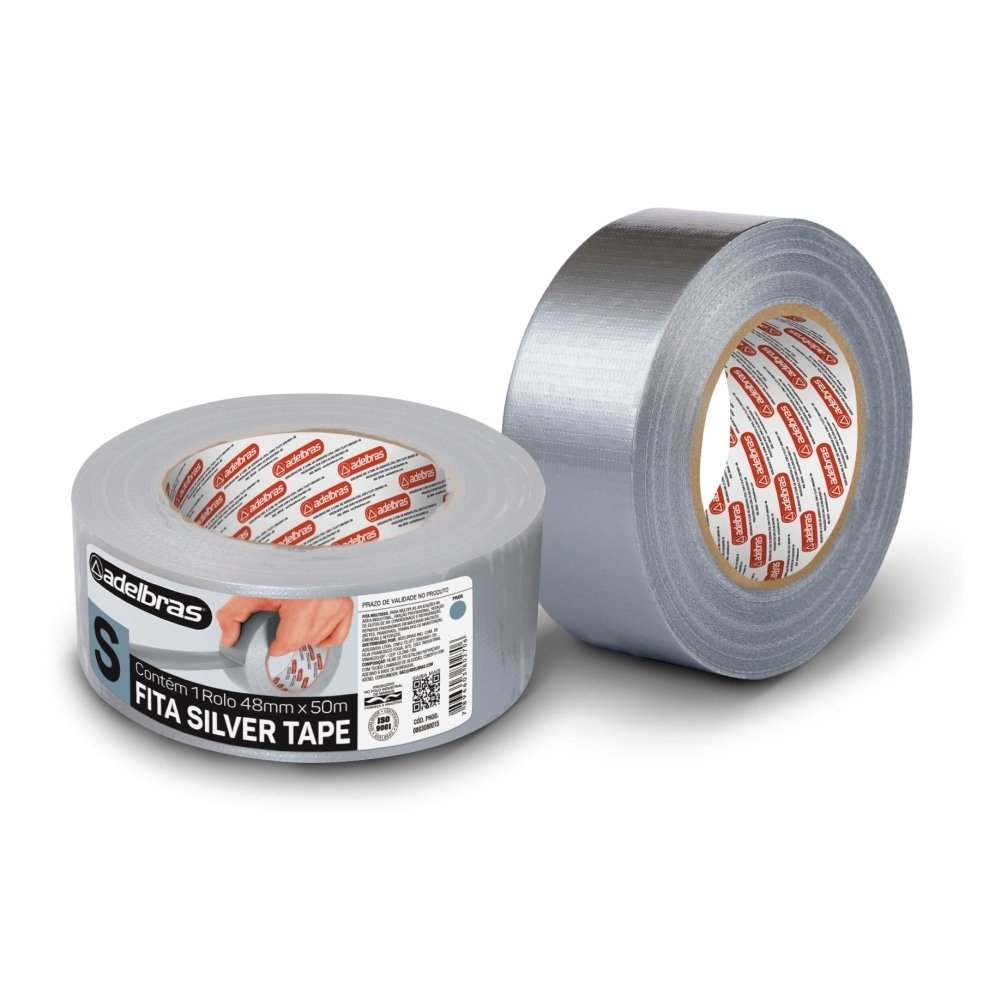 FITA SILVER TAPE ADELBRAS MULTIUSO PRATA 48MMX50M