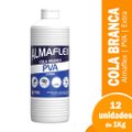 Cola Branca Almaflex PVA Extra 1Kg - Embalagem com 12 Unidades