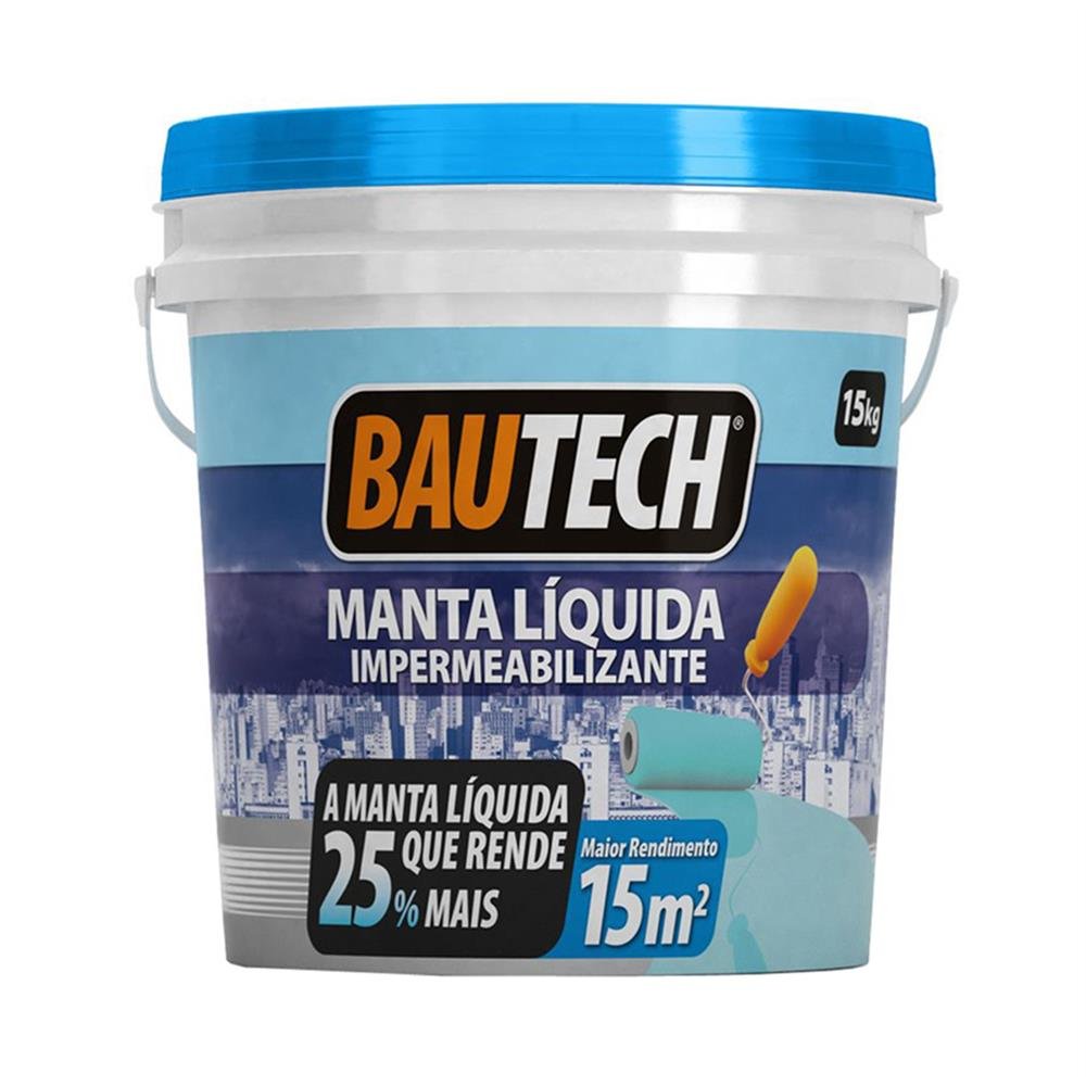 Manta Impermeabilizante Liquida Bautech 15Kg