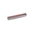 Comedouro Aves 50Cm Calha Galvanizada C4