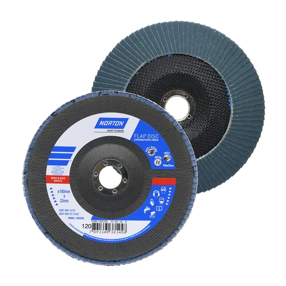 Disco Flap Reto 7 G120 Zirconio - Norton