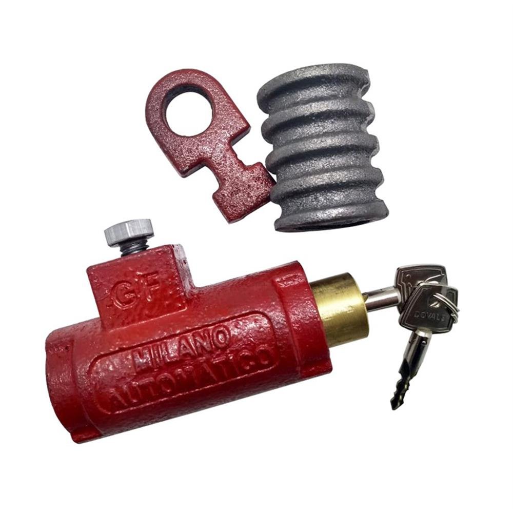 Cadeado Porta Aço Piso Tetra Automatico