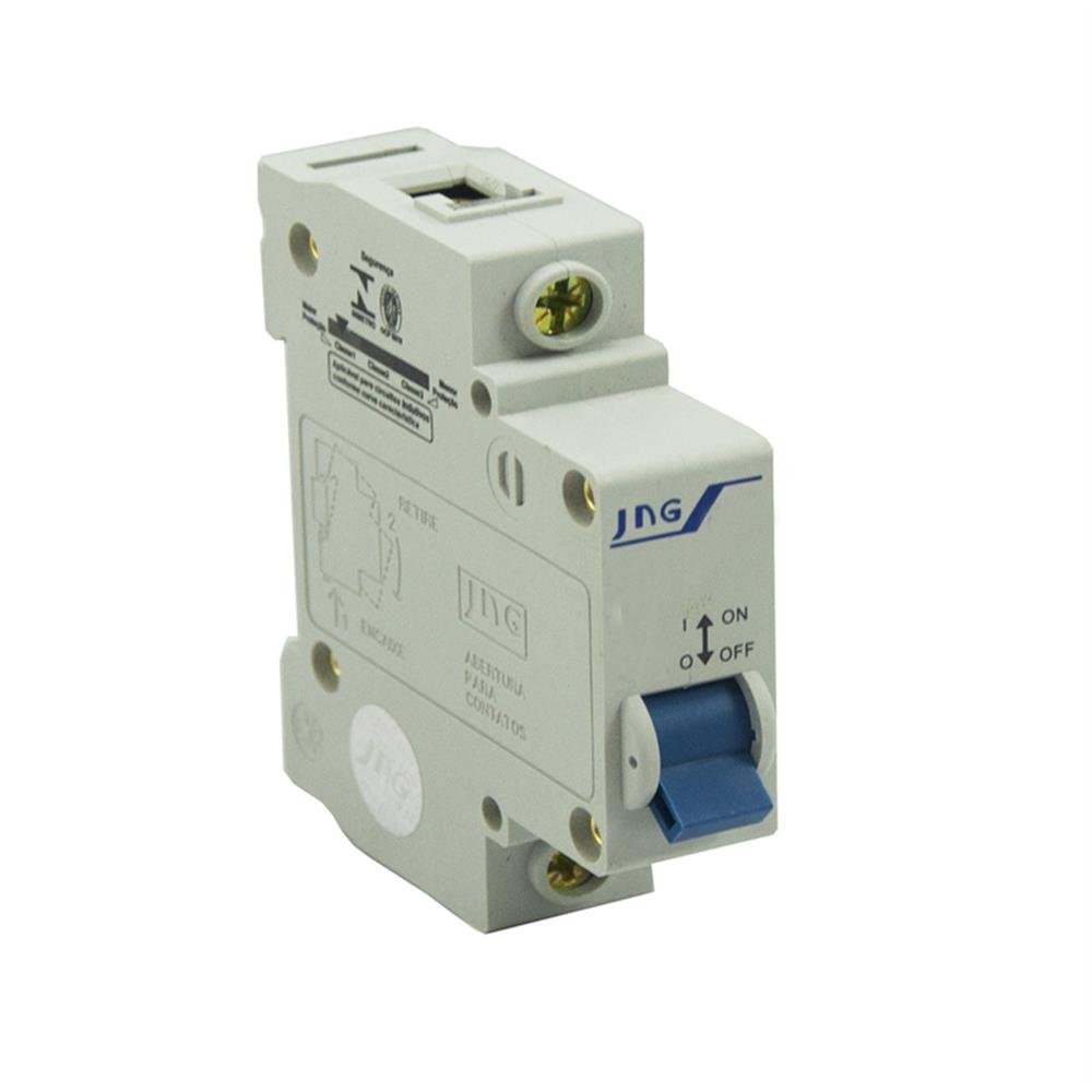 Disjuntor Unipolar 10A Branco Din Jng