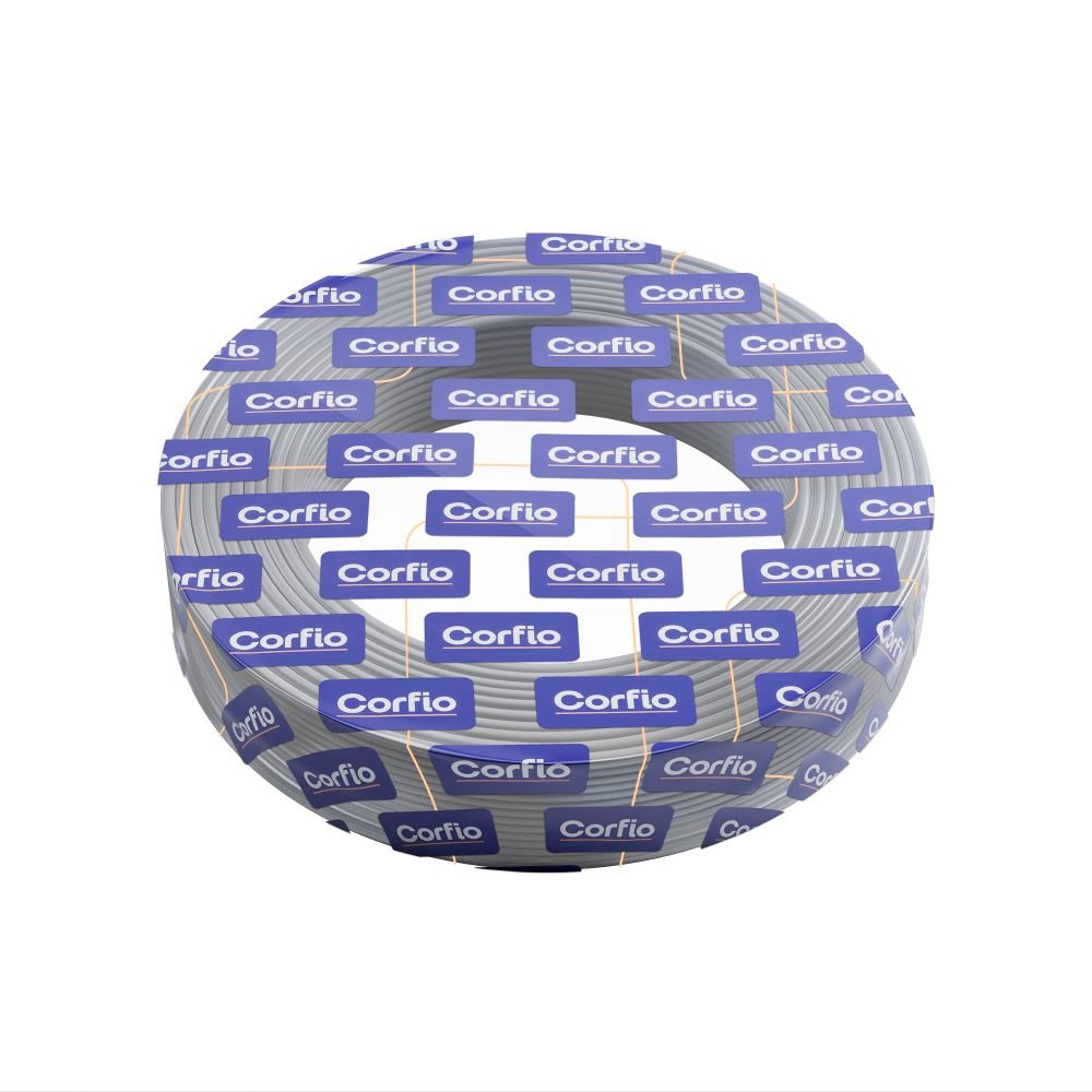 Cabo Flexível Corfio Rolo 1,0mmx200m Branco 750V