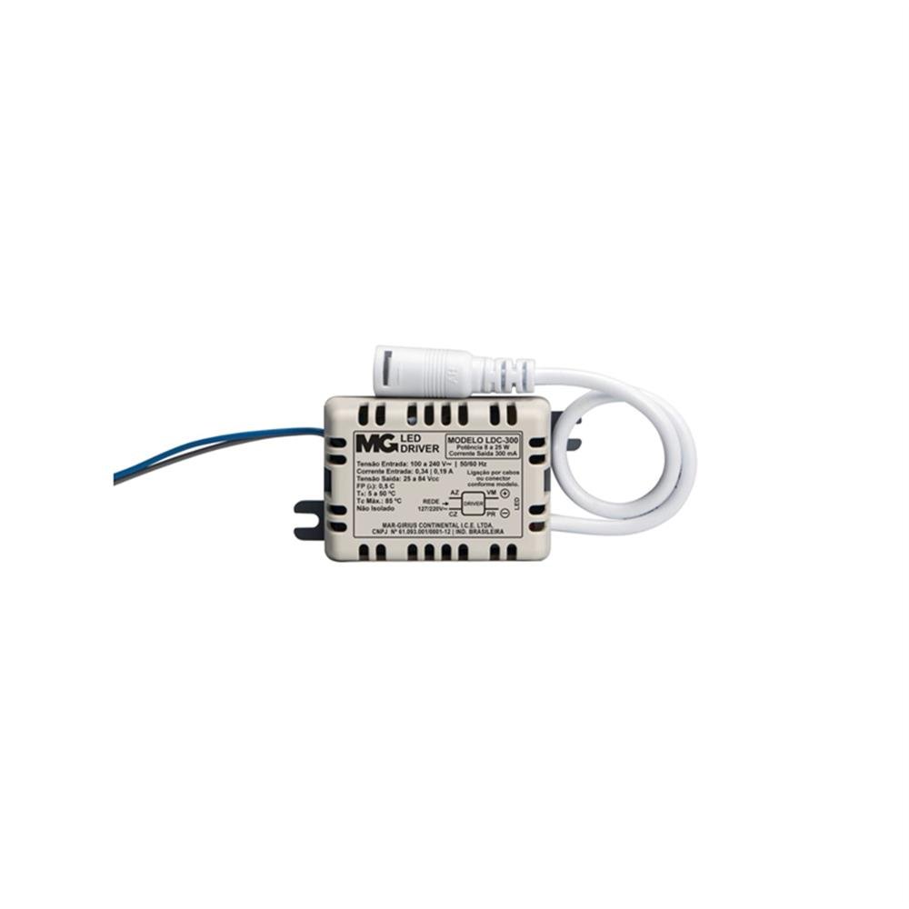 Driver Led 8W-25W Conector Universal Bivolt