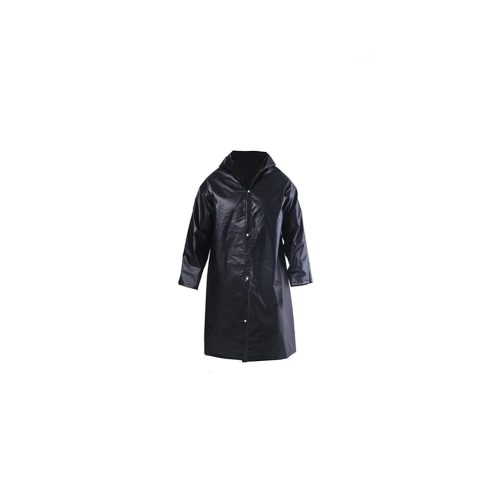 Capa Chuva Pvc C/Manga Preta G 1,10M