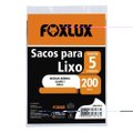 Saco Lixo 200L 90X115cm Preto Almofada com 5 sacos