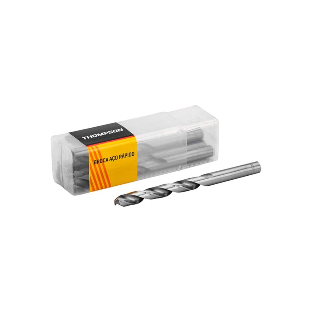 Broca Aço Rápido 5.5mm (7/32) com 10 Unidades Thompson