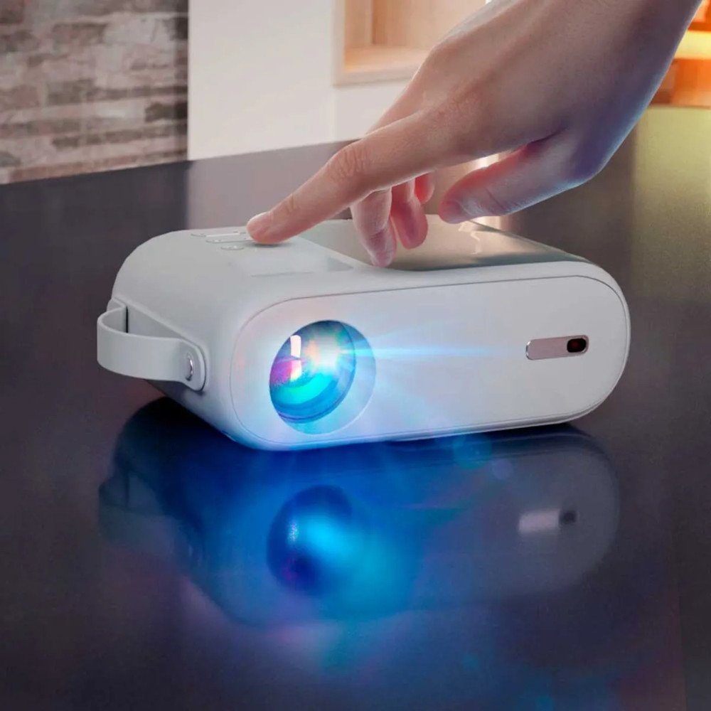 Projetor Multimidia Portatil Goldentec 3000 Lumens HD com HDMI USB e AV