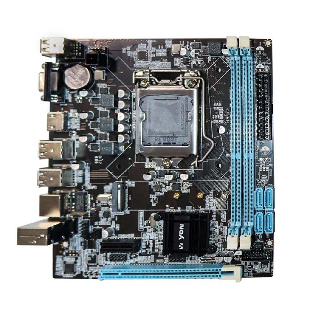 超人気新品 LGA Intel H61 H61G578 YON Mãe Placa 1155 HDMI GLAN mATX DDR3 小物・アクセサリー