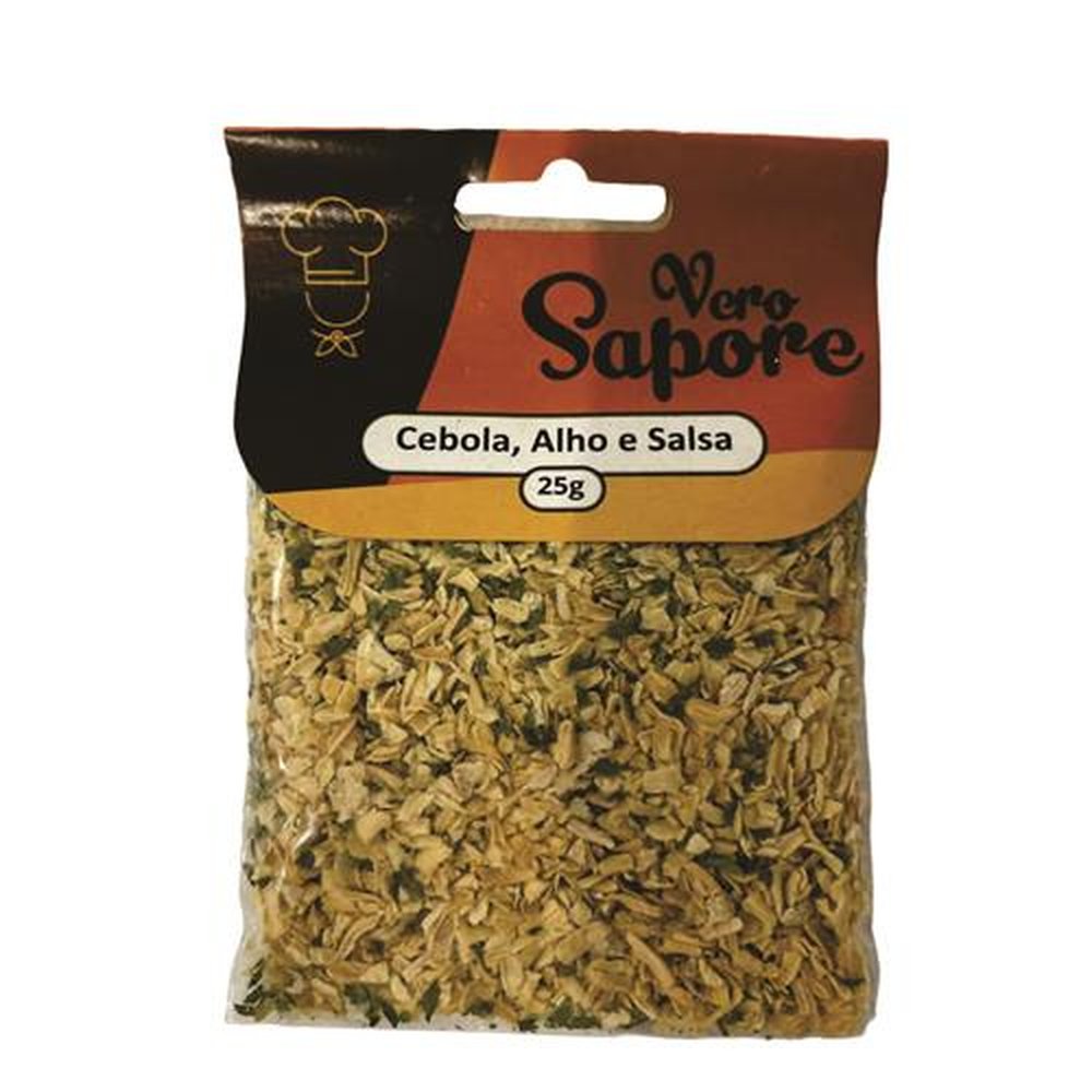 Tempero Vero Sapore - Cebola, Alho e Salsa 25g