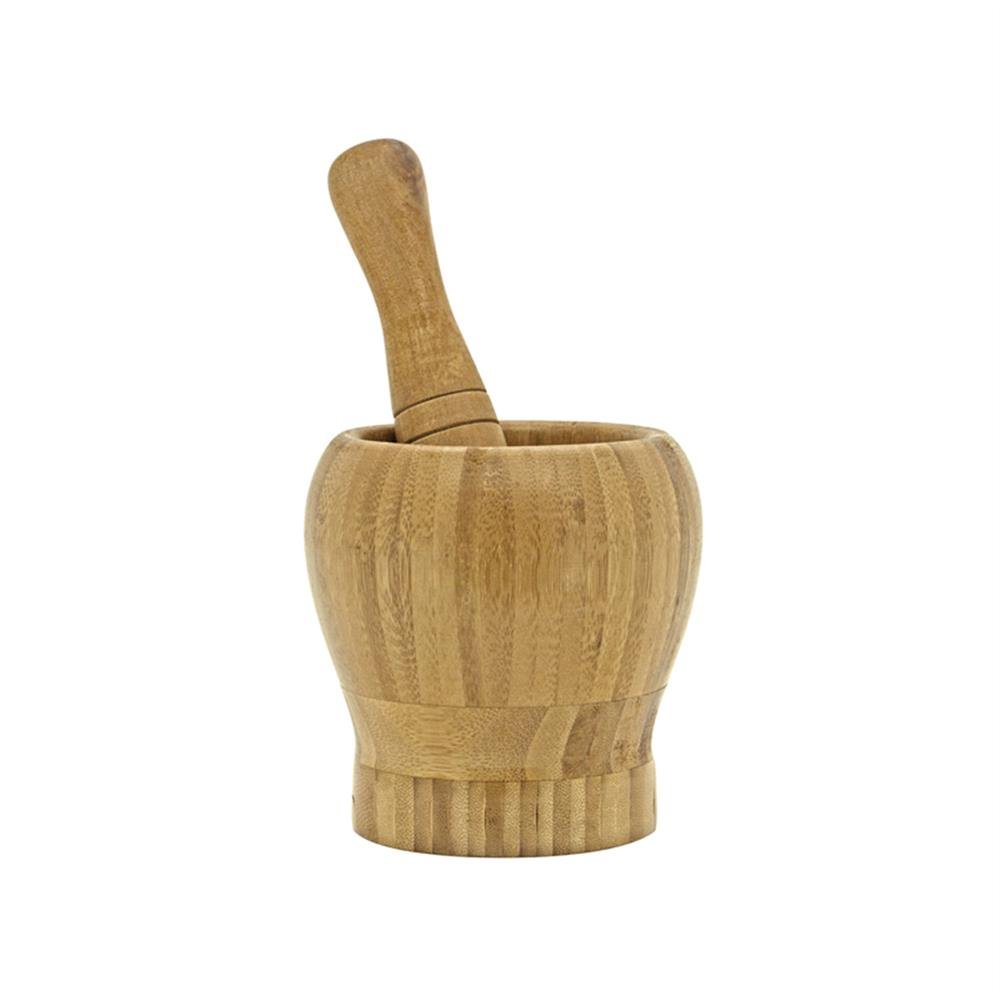 Pilão Bambu C/Soquete 9Cm Mimo