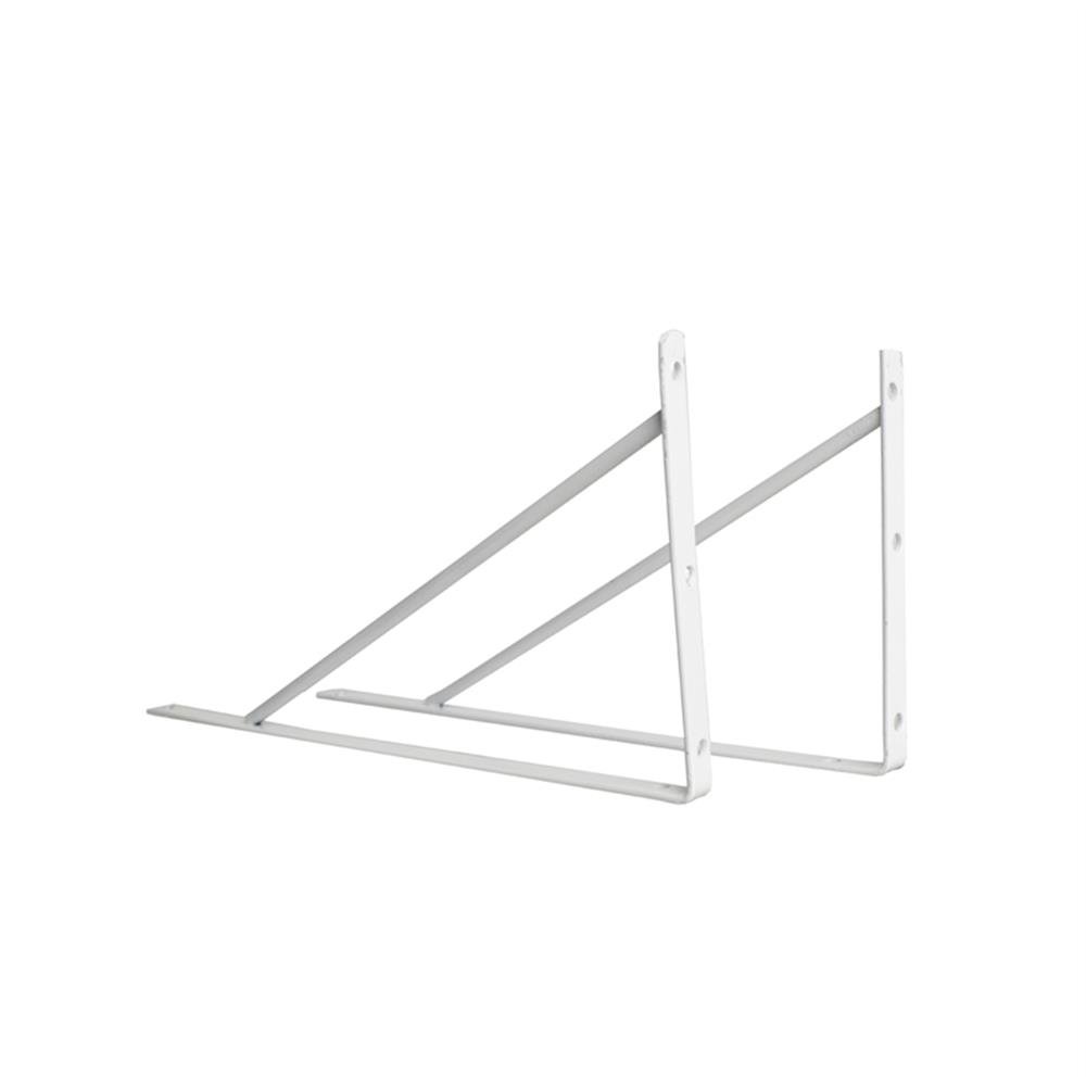 Suporte Prateleira 30Cm Branco Mão Francesa Globalfix
