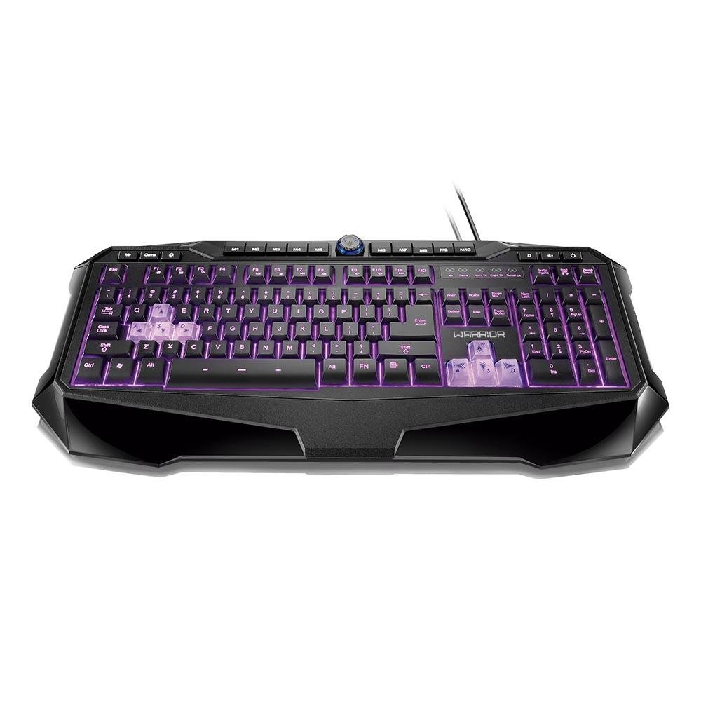 Teclado Gamer Warrior Dalek Com Teclas Macro LED - TC167