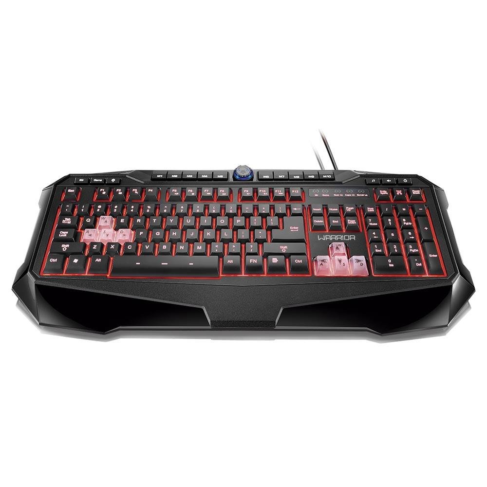 Teclado Gamer Warrior Dalek Com Teclas Macro LED - TC167