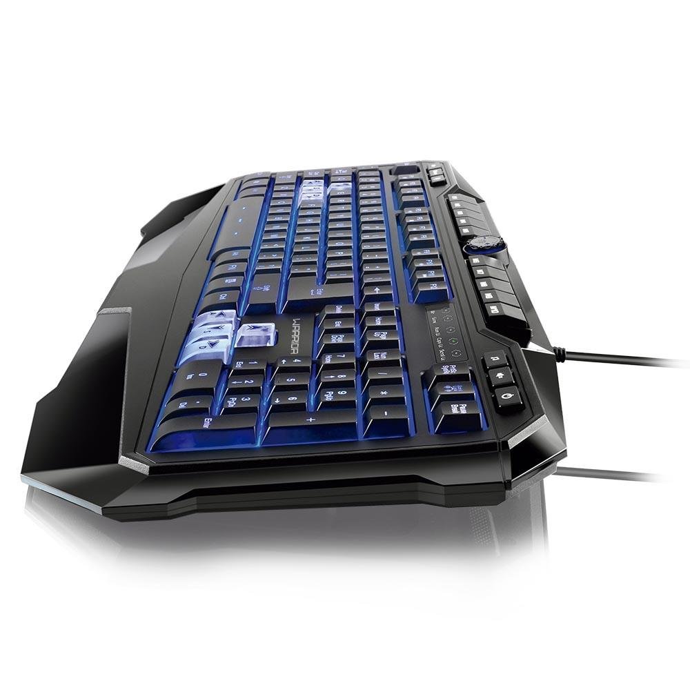Teclado Gamer Warrior Dalek Com Teclas Macro LED - TC167