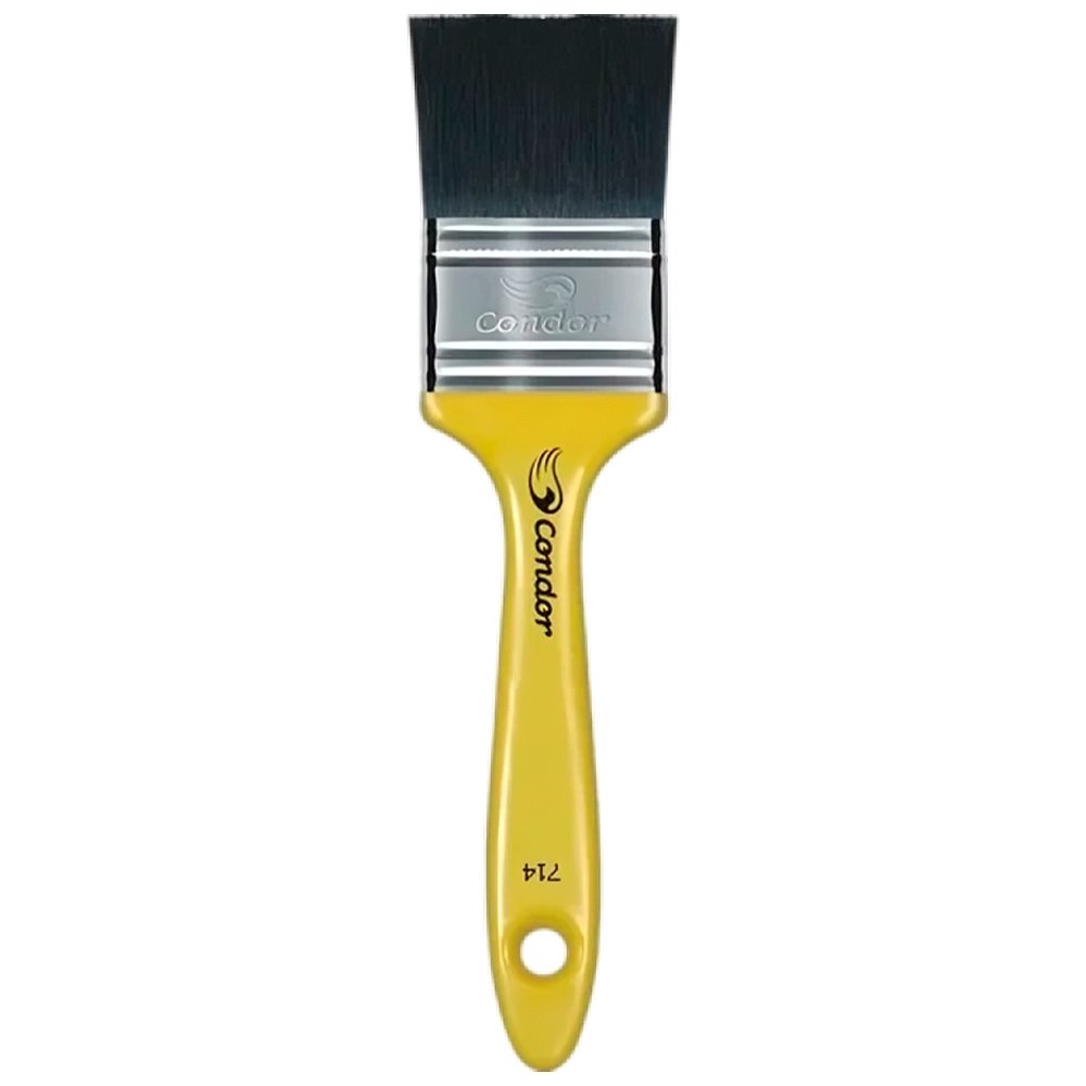 Trincha Condor 714 3" Cerda Mista Preta - Embalagem com 12 Unidades