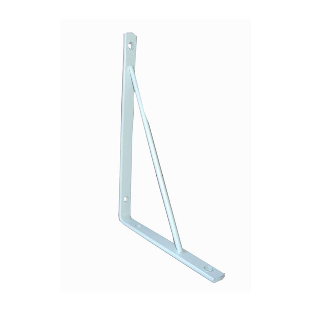 Suporte Prateleira 50Cm Branco Mão Francesa Reforçado