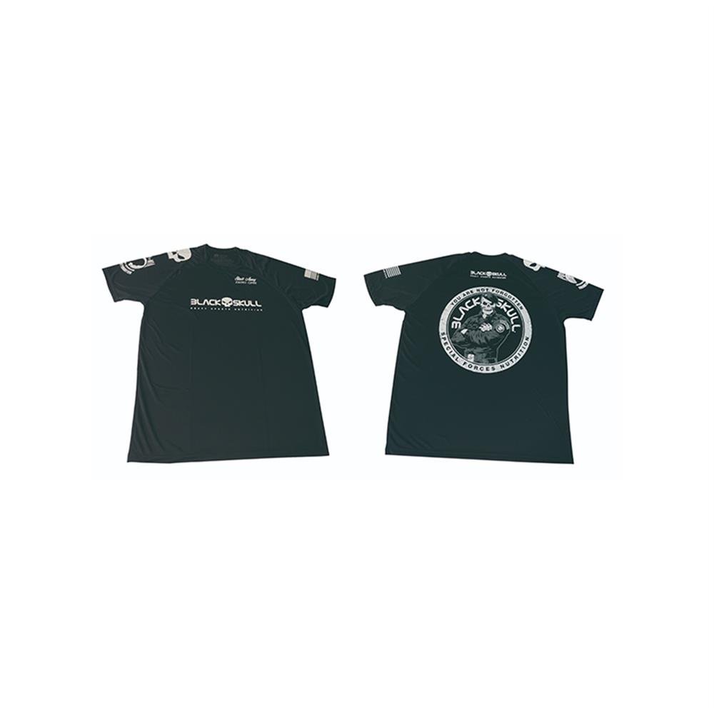 Camisa Dry Fit Preto P Black Skull