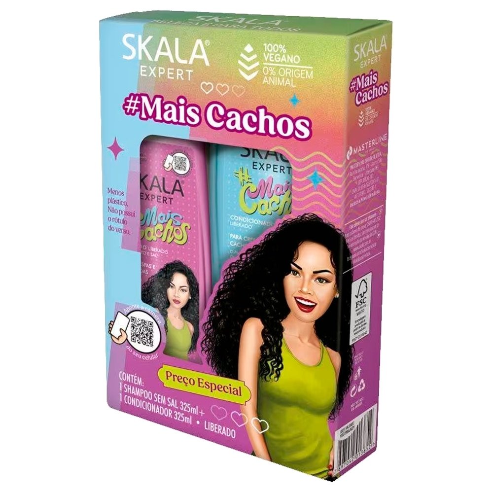 Kit Skala 6 Cremes Hidratante 1 kg + 4 Shampoo+Condicionador 325ml + 3 Shampoo 2 em 1 325ml + 3 Shampoo Babosa 325ml