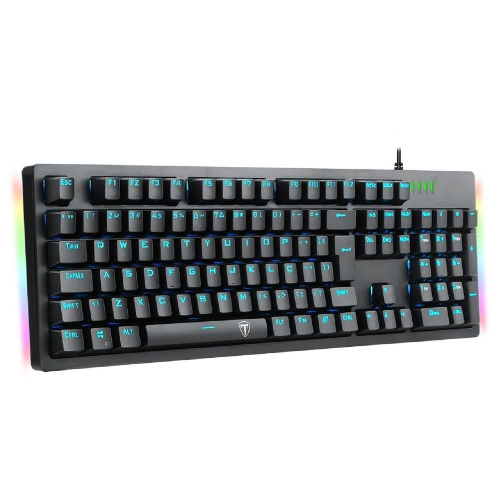 Teclado Gamer Mecânico T-Dagger Bermuda T-TGK312-BL PT BLUE
