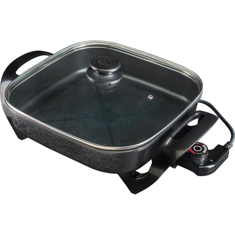 Panela Elétrica Mangiare Agratto 30Cm 4,6L Quadrada 1500W 12